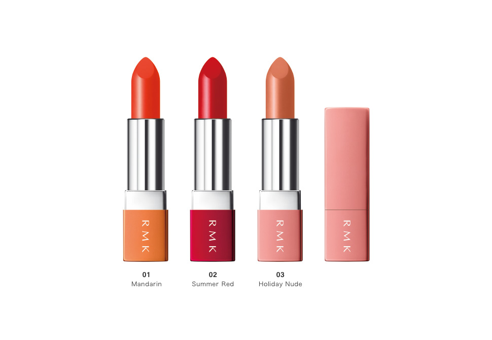 01
Mandarin
02
Summer Red
03
Holiday Nude